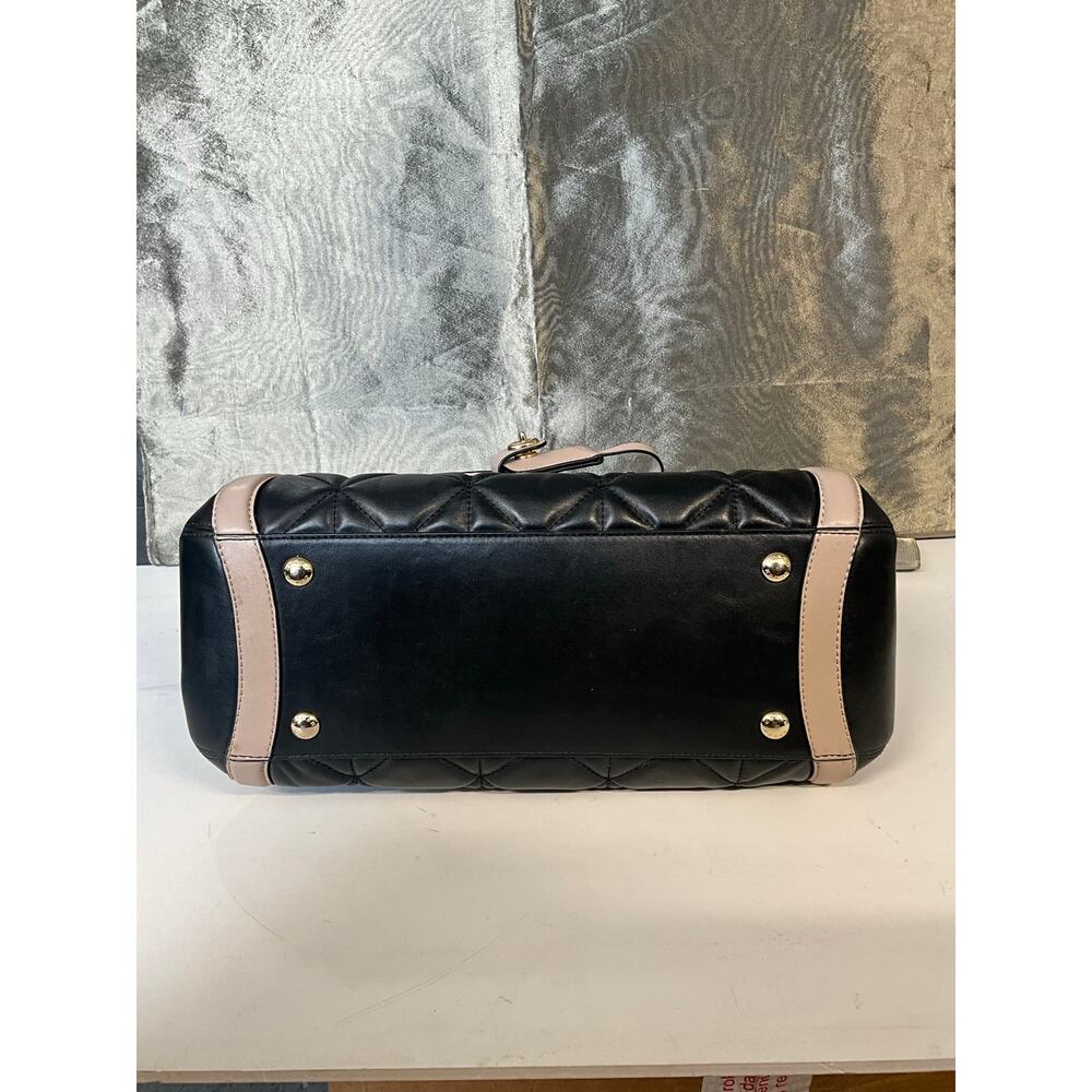COACH SMALL MARGOT CARRYALL IN QUILTED COLORBLOCK LEATHER - Picture 6 of 11